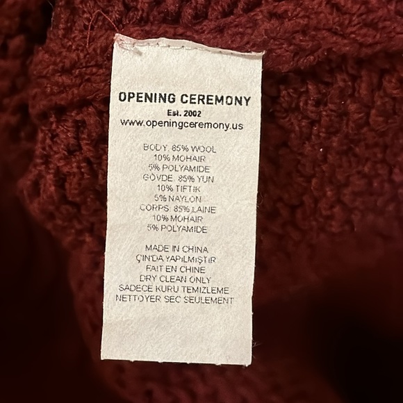 Rodarte and opening ceremony sweater size L - Picture 6 of 6